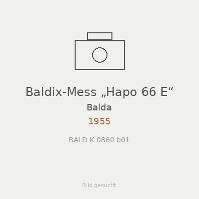 Baldix-Mess „Hapo 66 E“