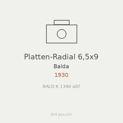 Platten-Radial 6,5x9