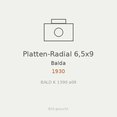 Platten-Radial 6,5x9