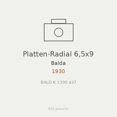 Platten-Radial 6,5x9