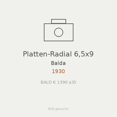 Platten-Radial 6,5x9