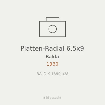 Platten-Radial 6,5x9