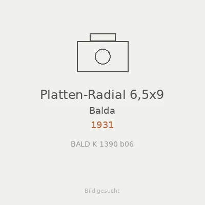 Platten-Radial 6,5x9