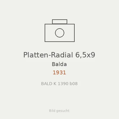 Platten-Radial 6,5x9
