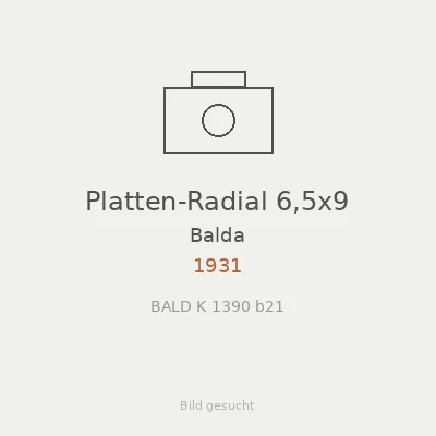 Platten-Radial 6,5x9