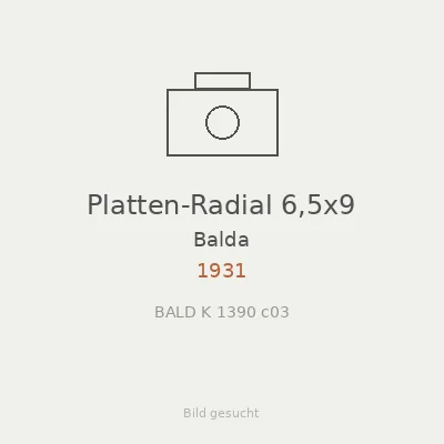 Platten-Radial 6,5x9