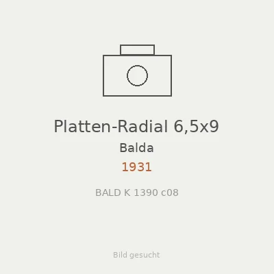 Platten-Radial 6,5x9