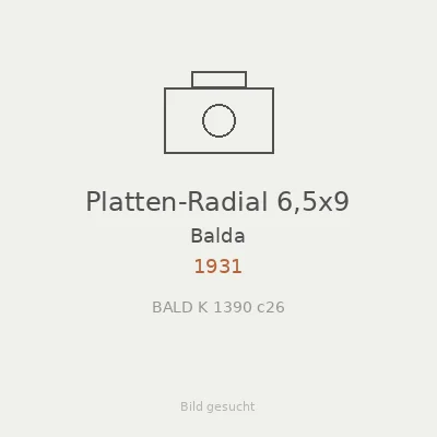 Platten-Radial 6,5x9
