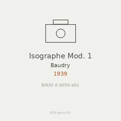 Isographe Mod. 1
