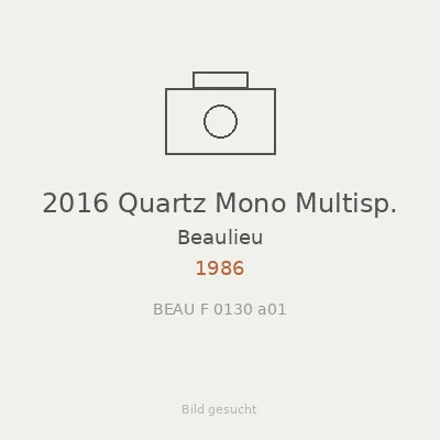 2016 Quartz Mono Multisp.