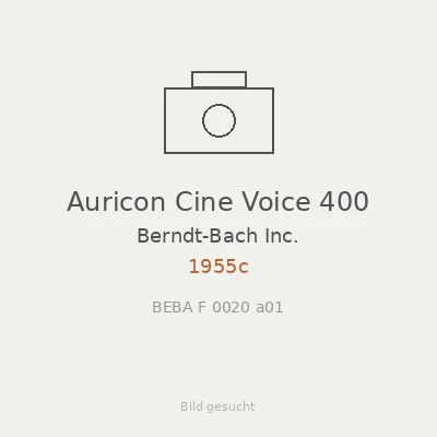 Auricon Cine Voice 400