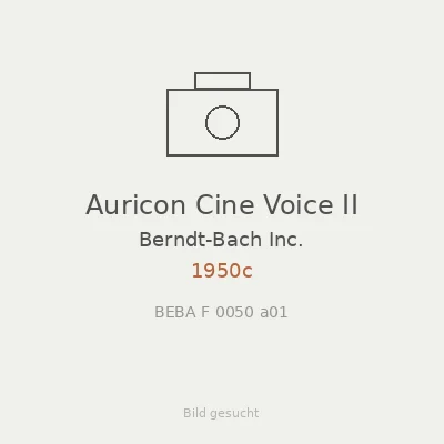 Auricon Cine Voice II