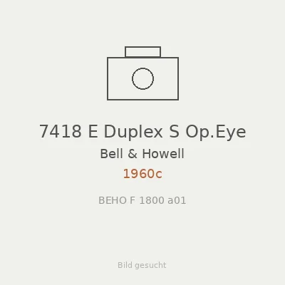 7418 E Duplex S Op.Eye