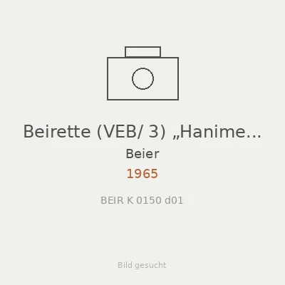 Beirette (VEB/ 3) „Hanimette“