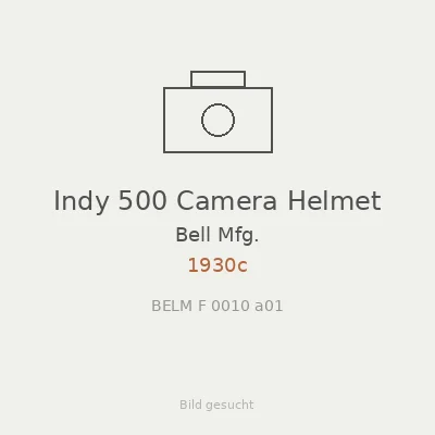 Indy 500 Camera Helmet