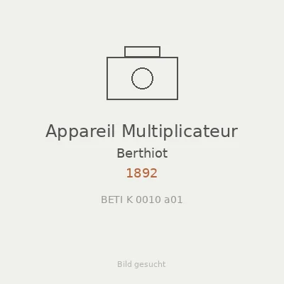 Appareil Multiplicateur