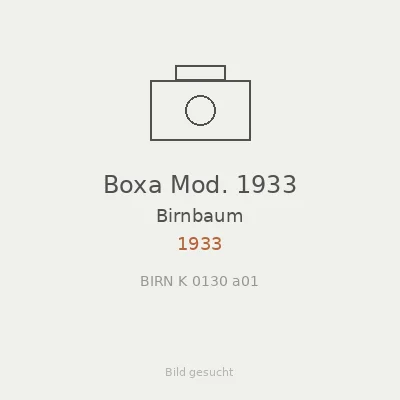 Boxa Mod. 1933