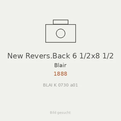 New Revers.Back 6 1/2x8 1/2