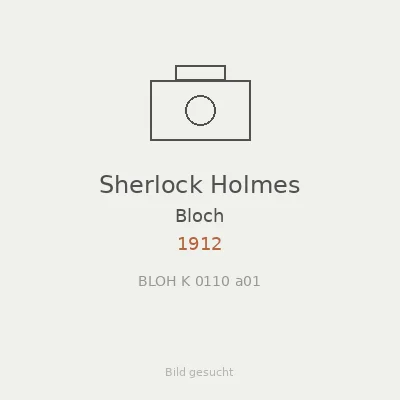 Sherlock Holmes