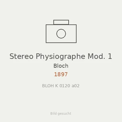 Stereo Physiographe Mod. 1