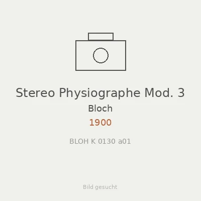 Stereo Physiographe Mod. 3