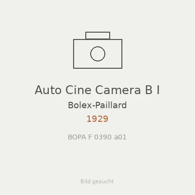 Auto Cine Camera B I
