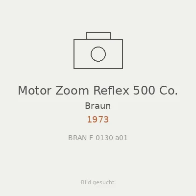 Motor Zoom Reflex 500 Co.