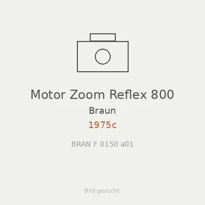 Motor Zoom Reflex 800