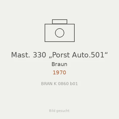 Mast. 330 „Porst Auto.501“