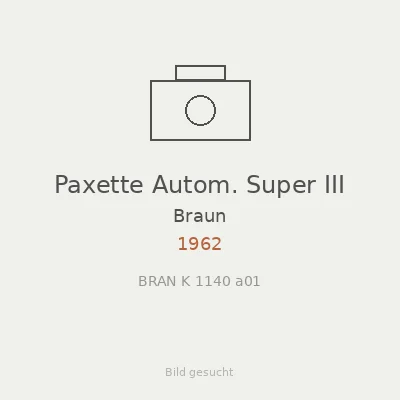Paxette Autom. Super III