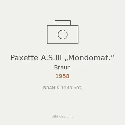 Paxette A.S.III „Mondomat.“