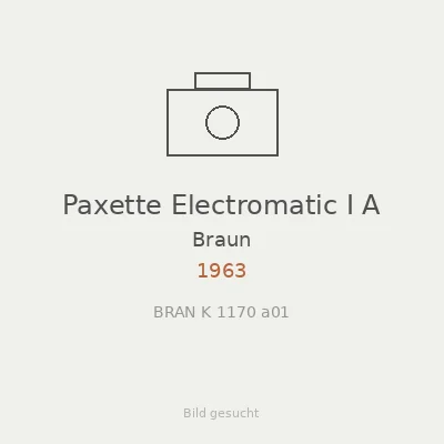 Paxette Electromatic I A