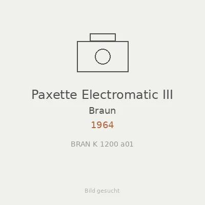 Paxette Electromatic III