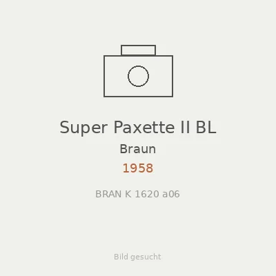 Super Paxette II BL