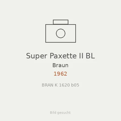 Super Paxette II BL