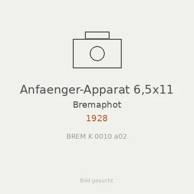 Anfaenger-Apparat 6,5x11