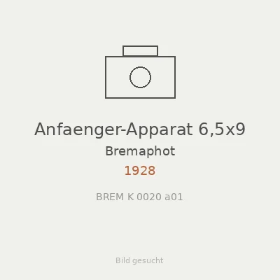Anfaenger-Apparat 6,5x9