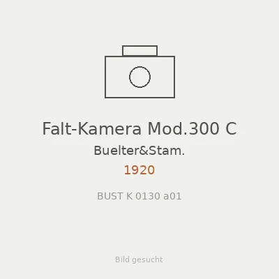 Falt-Kamera Mod.300 C