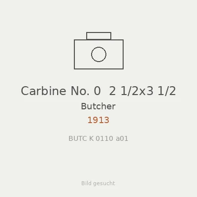 Carbine No. 0  2 1/2x3 1/2