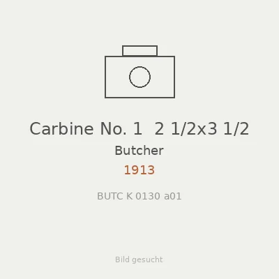 Carbine No. 1  2 1/2x3 1/2