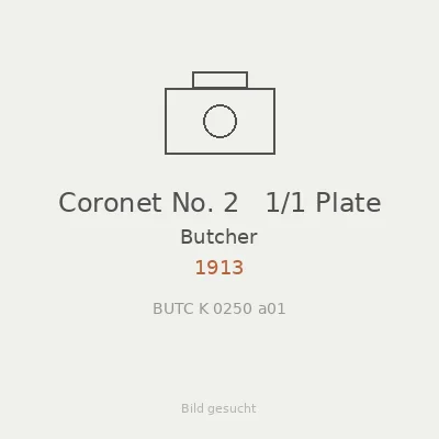 Coronet No. 2   1/1 Plate