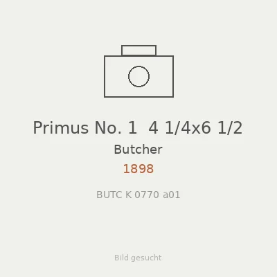 Primus No. 1  4 1/4x6 1/2