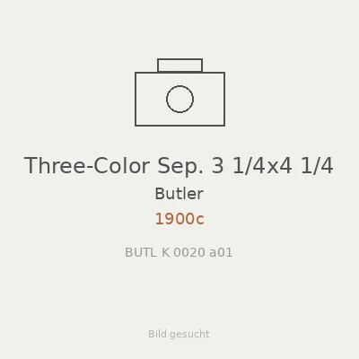 Three-Color Sep. 3 1/4x4 1/4