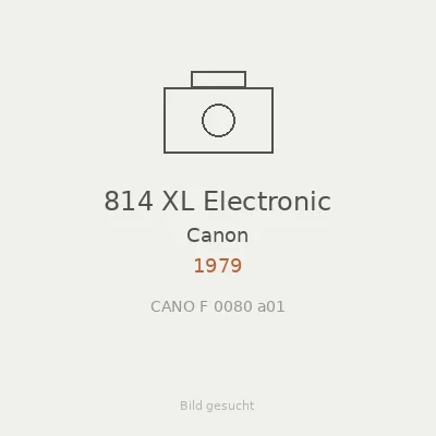 814 XL Electronic
