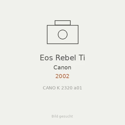 Eos Rebel Ti