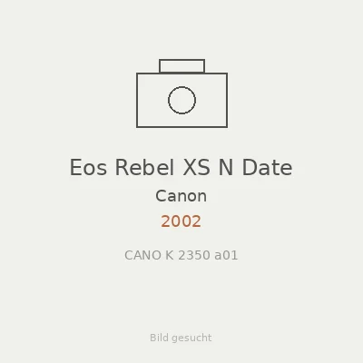 Eos Rebel XS N Date
