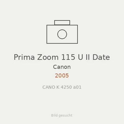 Prima Zoom 115 U II Date