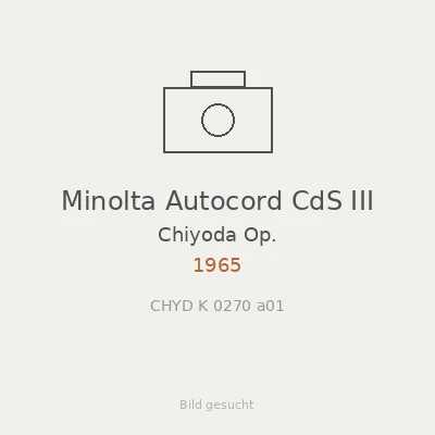 Minolta Autocord CdS III