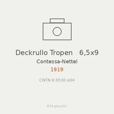 Deckrullo Tropen   6,5x9