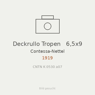 Deckrullo Tropen   6,5x9